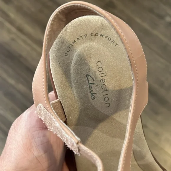 NWOT Clark’s ladies Ada Mist tan walking sandals sz 7 - Picture 5 of 5
